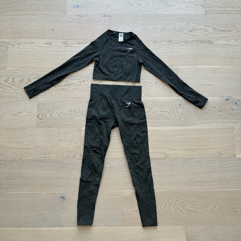 Two piece Gym Shark Workout Outfit